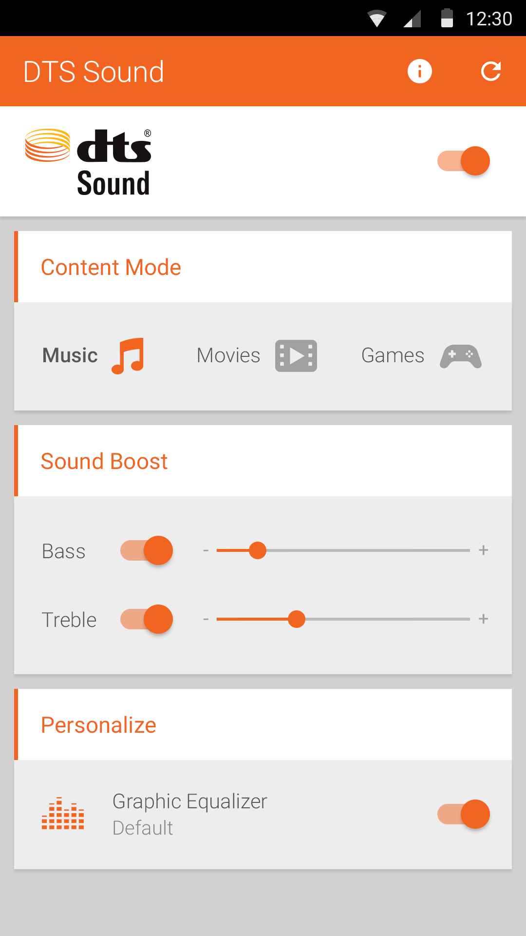 Basic Audio Setting Design