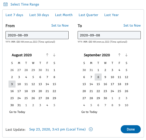 Final Design: Date Range Picker for Dates